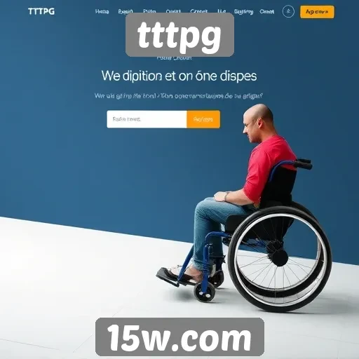 Acessibilidade e interface do site tttpg